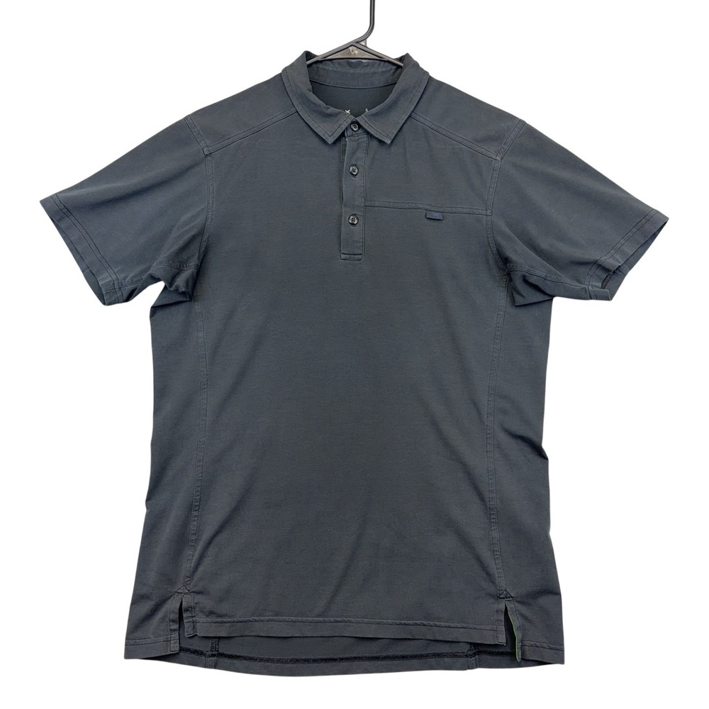 Arc'teryx Polo Shirt Mens Small Gray Athletic Tagless Jersey Casual Outdoor